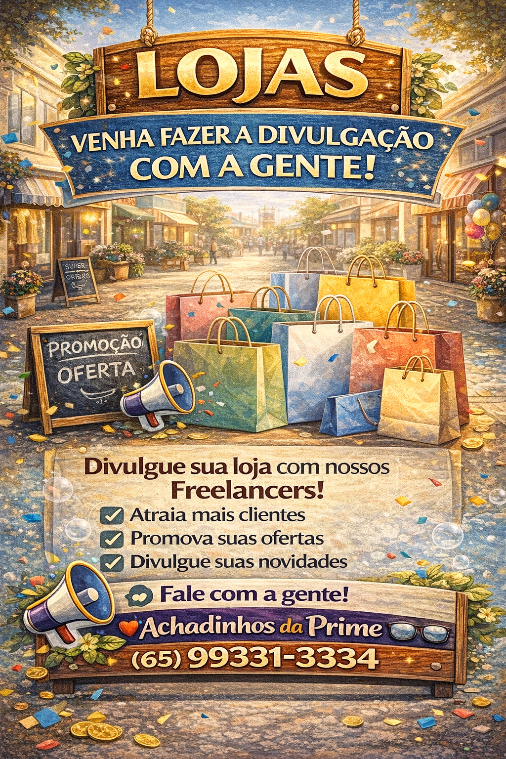 Feira de promoções e divulgação! (1)LOJAS